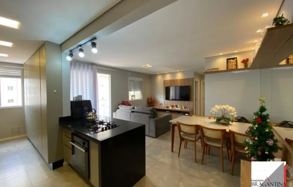 Vende, apartamento, mobiliado, Residencial Soleil, Bragança Pta-SP