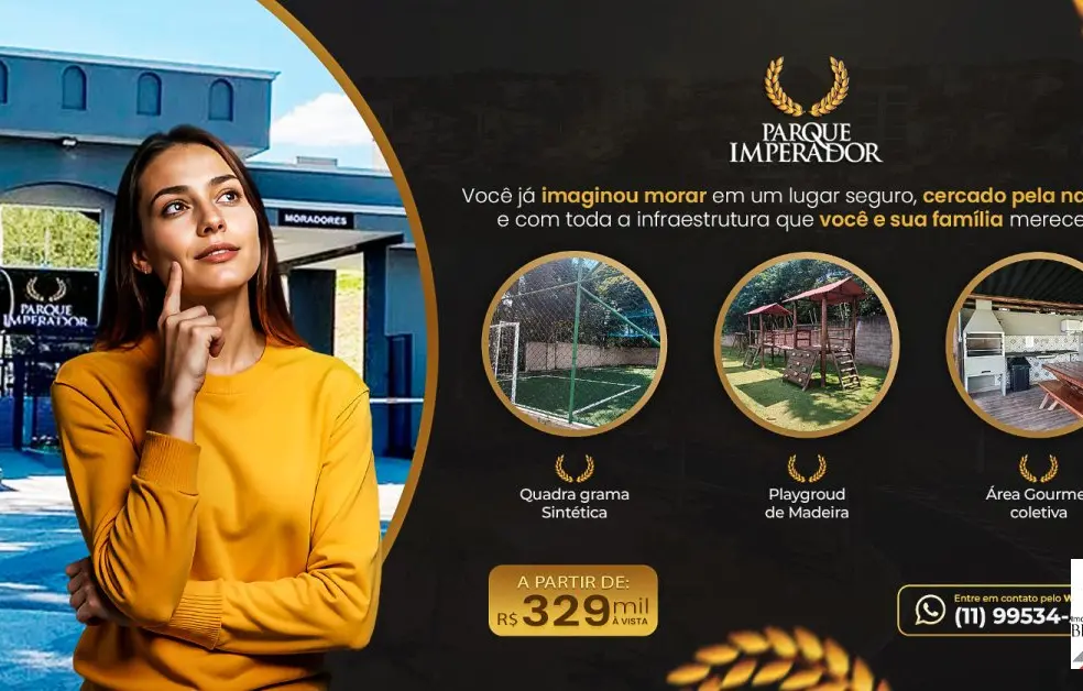 LOTES EM CONDOMÍNIO FECHADO DE ALTO PADRÃO PARQUE DO IMPERADOR 